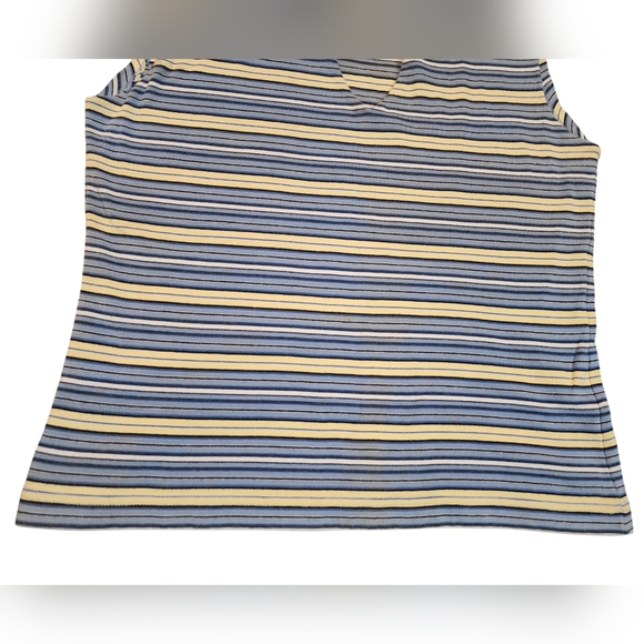 Vintage Montana Blue Jeans Company Womens XL Striped Sleeveless V-Neck - Picture 3 of 11